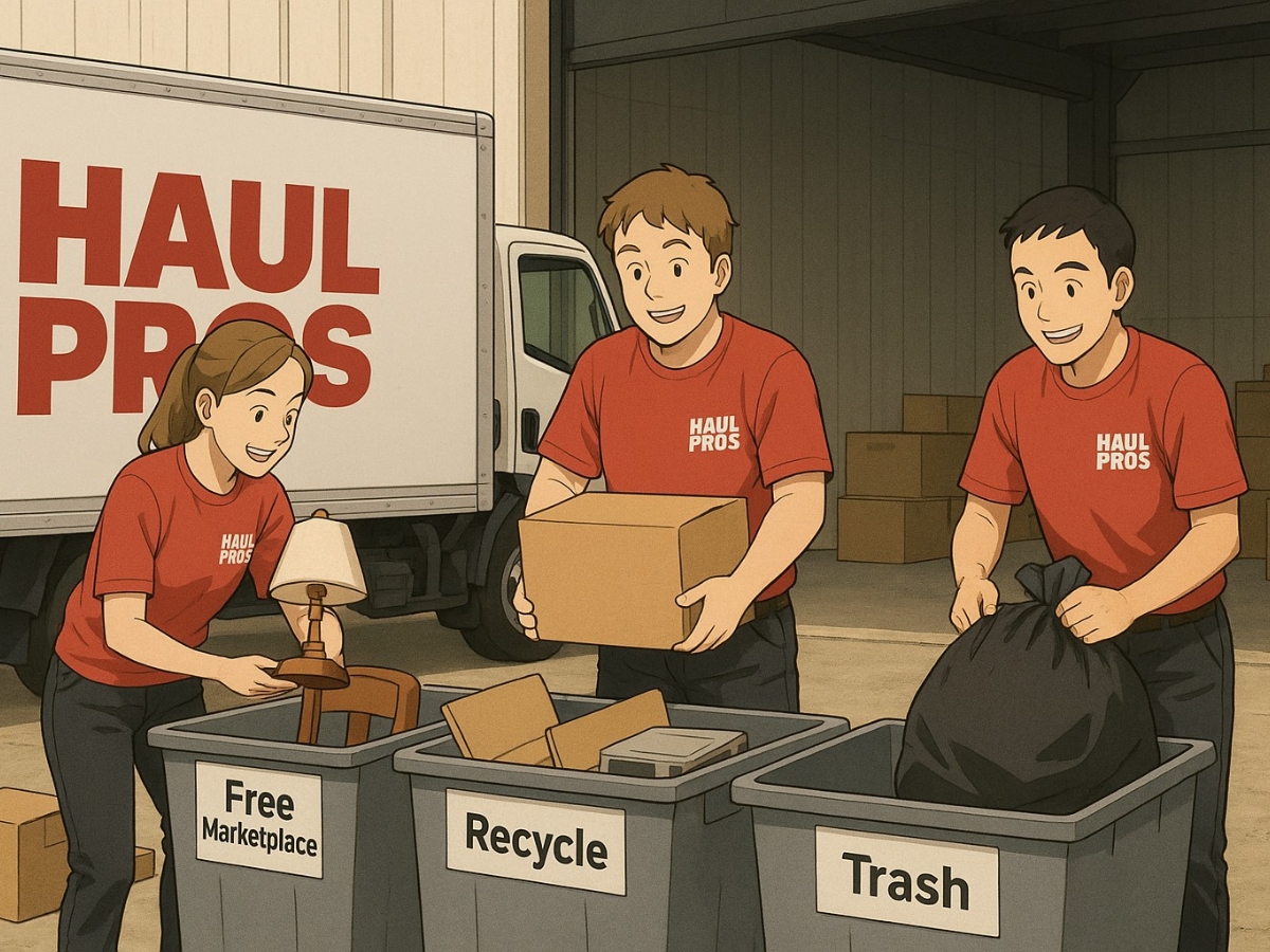HAUL PROS Free Marketplace | Donation Sorting & Reuse That Builds Community 7 HAUL PROS Free Marketplace